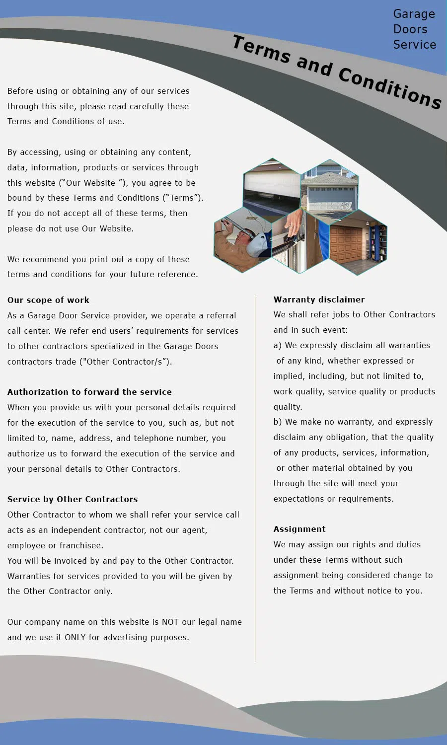 Security Garage Door Service Indianapolis, IN 317-565-7654